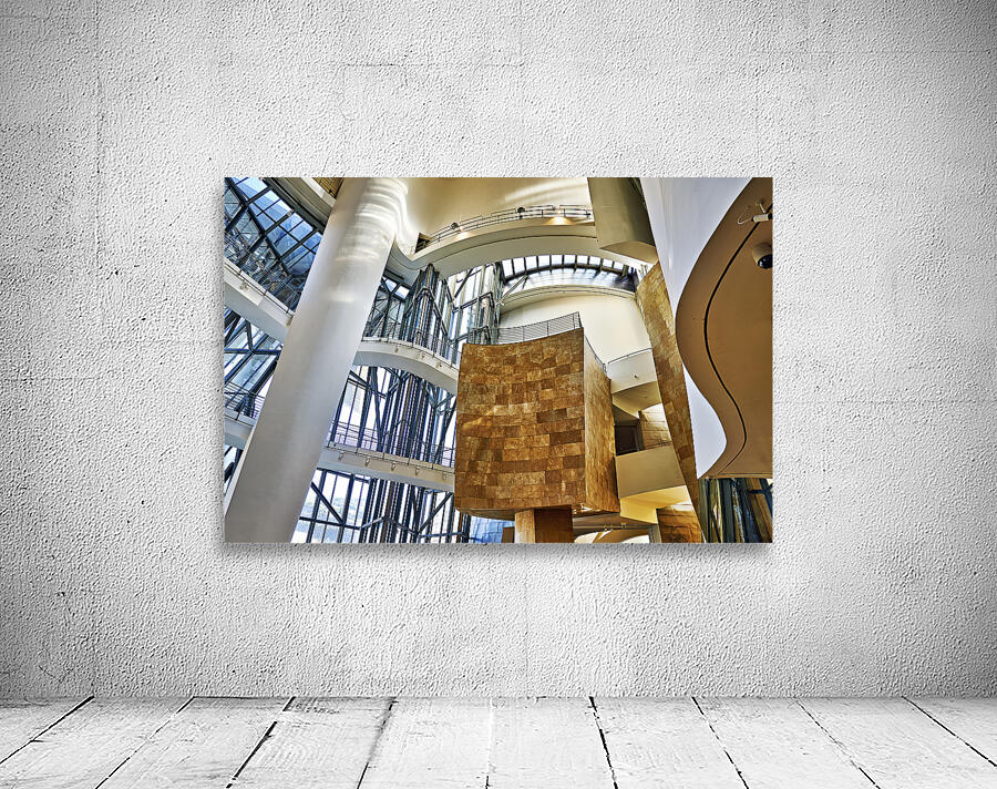 Bilbao Biscay Spain. The interiors of the Guggenheim Museum Wall Preview