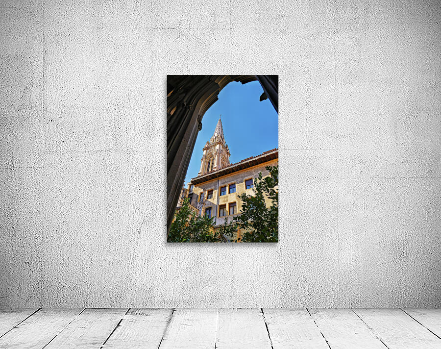 Bilbao Biscay Spain. The Cathedral Wall Preview