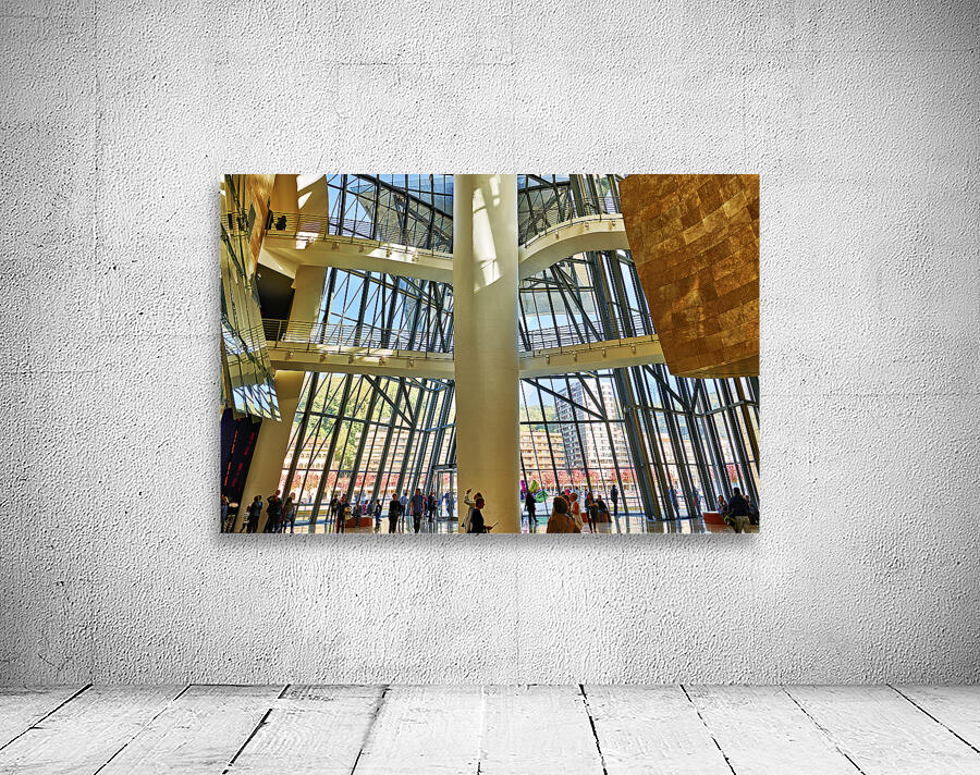 Bilbao Biscay Spain. The interiors of the Guggenheim Museum Wall Preview