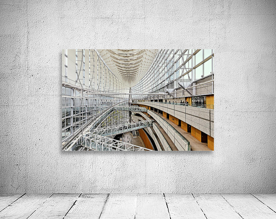 Japan. Tokyo. The International Forum Wall Preview