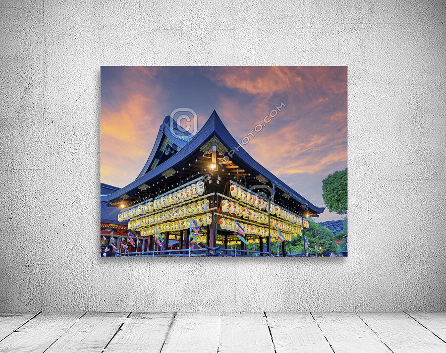 Japan. Kyoto. Yasaka shrine temple Wall Preview