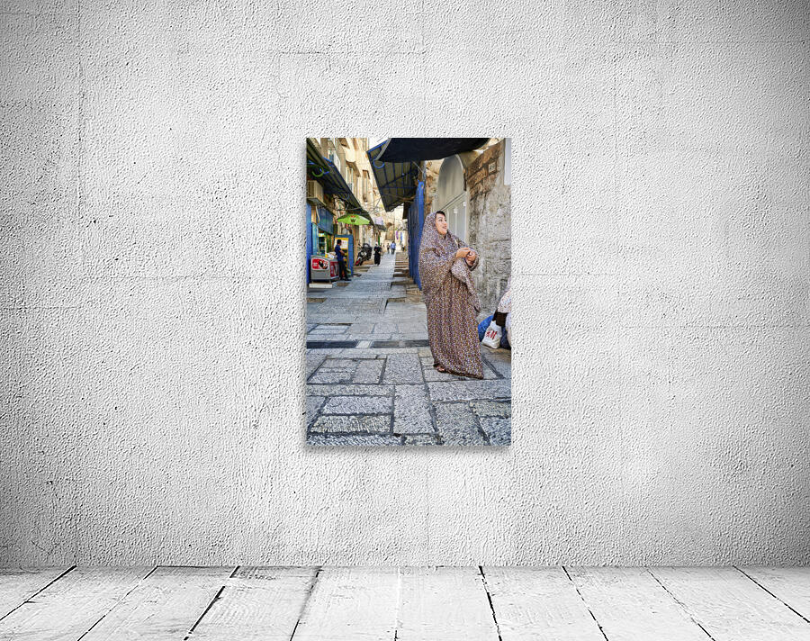 Jerusalem Israel. Portrait of a woman from Palestine Wall Preview