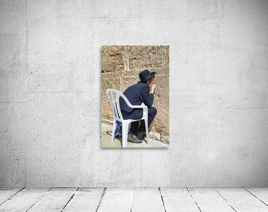 Jerusalem Israel. Orthodox jews praying at the wailing wall Wall Preview