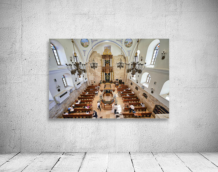 Jerusalem Israel. The Hurva Synagogue also known as Hurvat Rabbi Yehudah he-Hasid Wall Preview