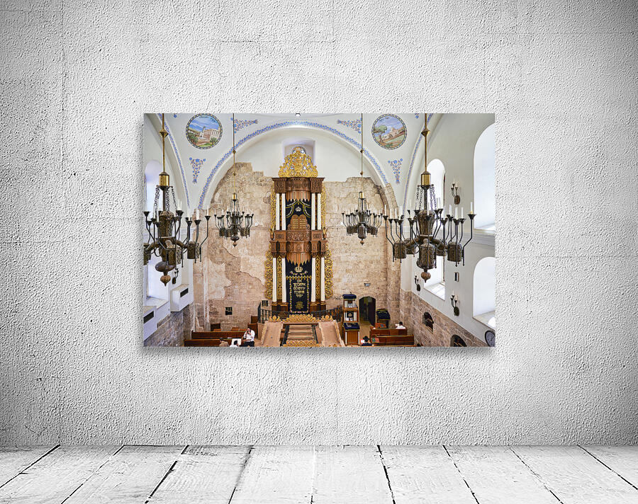 Jerusalem Israel. The Hurva Synagogue also known as Hurvat Rabbi Yehudah he-Hasid Wall Preview