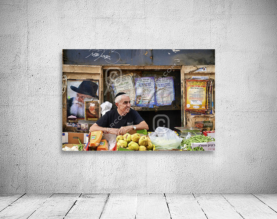 Jerusalem Israel. Mahane Yehuda Market Wall Preview