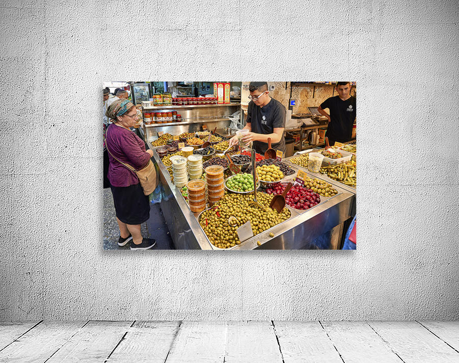 Jerusalem Israel. Mahane Yehuda Market Wall Preview