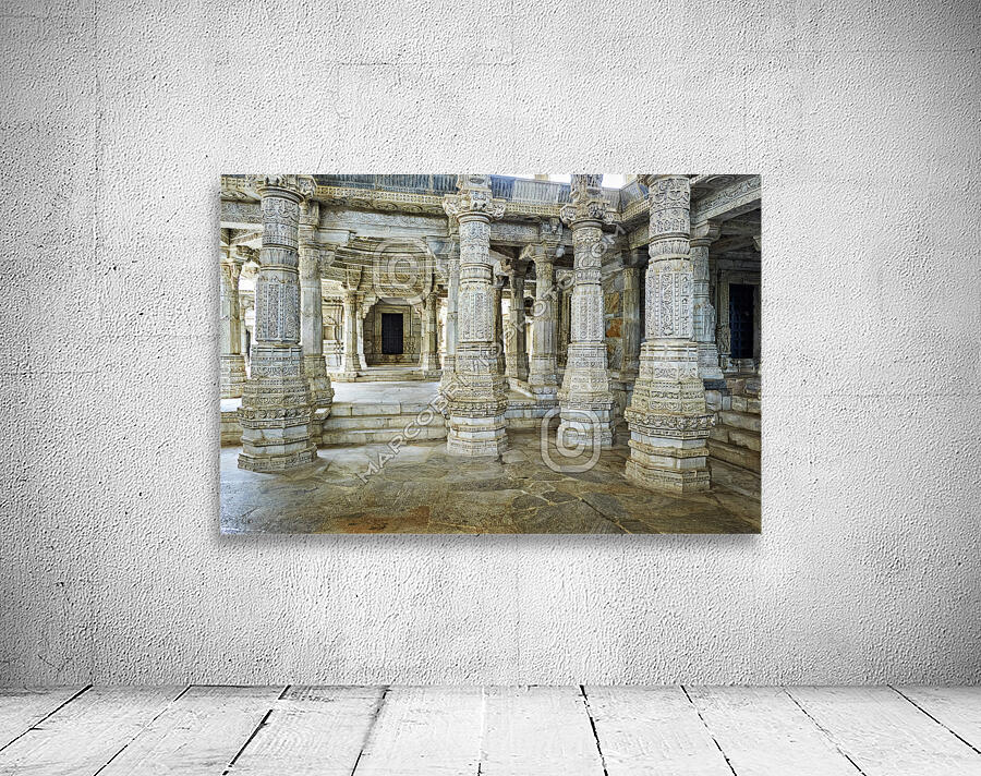 India Rajasthan. Jain Old Temples in Ranakpur Wall Preview