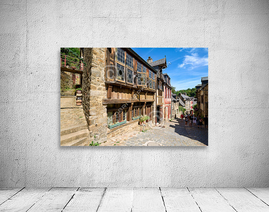 Dinan Brittany France. Timber houses Wall Preview