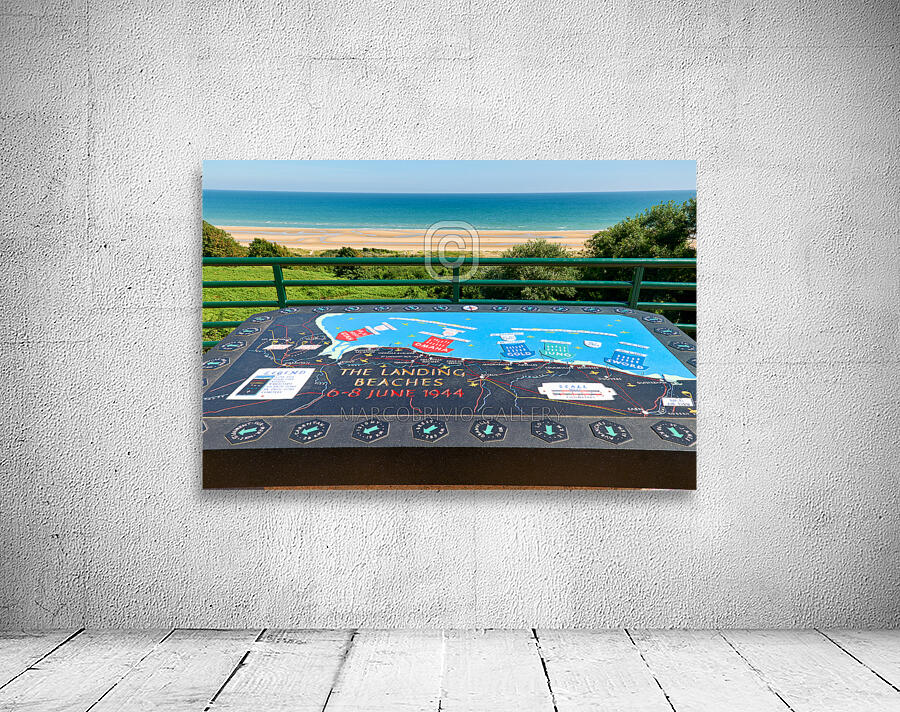 Colleville sur Mer. France. The Normandy American Cemetery and Memorial Wall Preview