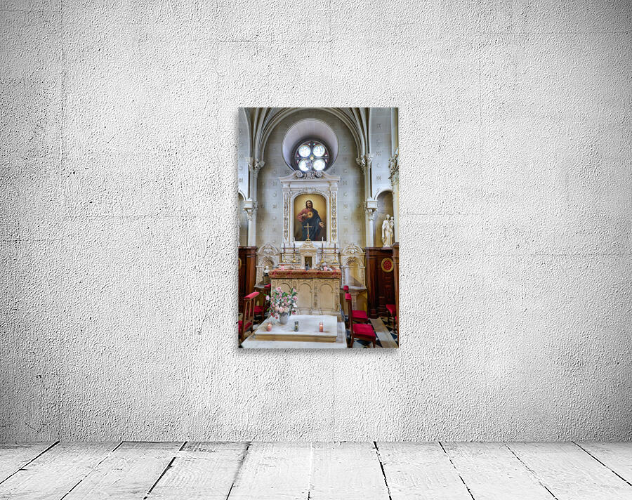 Chateau de Cheverny France. Chateaux of the Loire Valley. The chapel Wall Preview