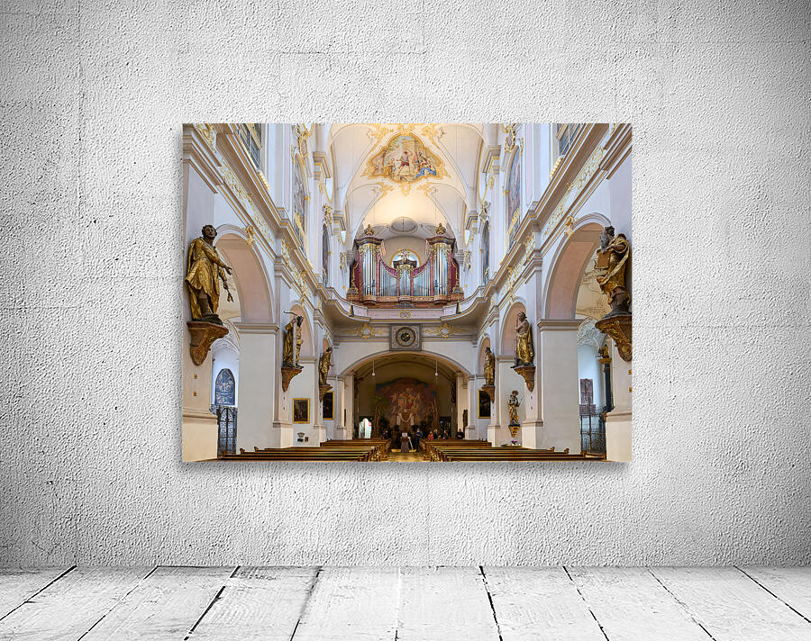 Germany Bavaria Munich. Peterskirche. St. Peters church Wall Preview