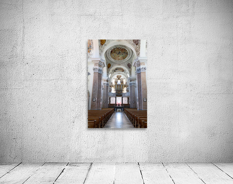 Germany Bavaria Romantic Road. Fussen. The parish church of St. Mang Wall Preview