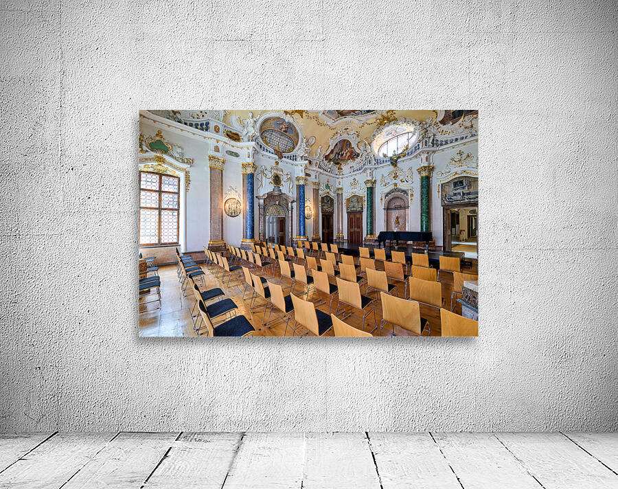 Germany Bavaria Romantic Road. Fussen. St. Mang Abbey Wall Preview