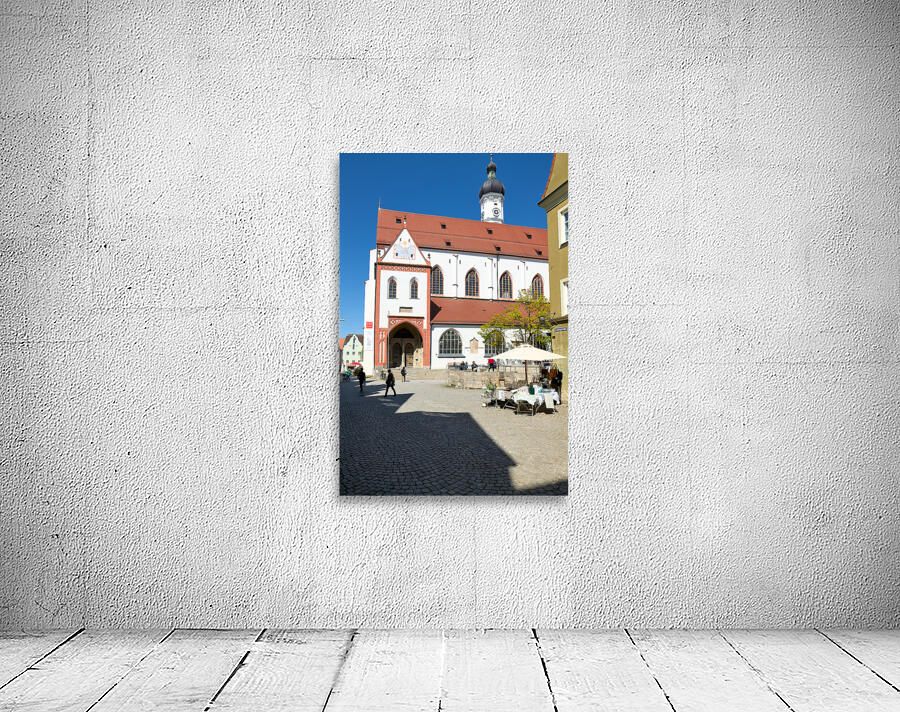 Germany Bavaria Romantic Road. Landsberg am Lech. Church of the Assumption of Mary Maria Himmelfahrt Wall Preview