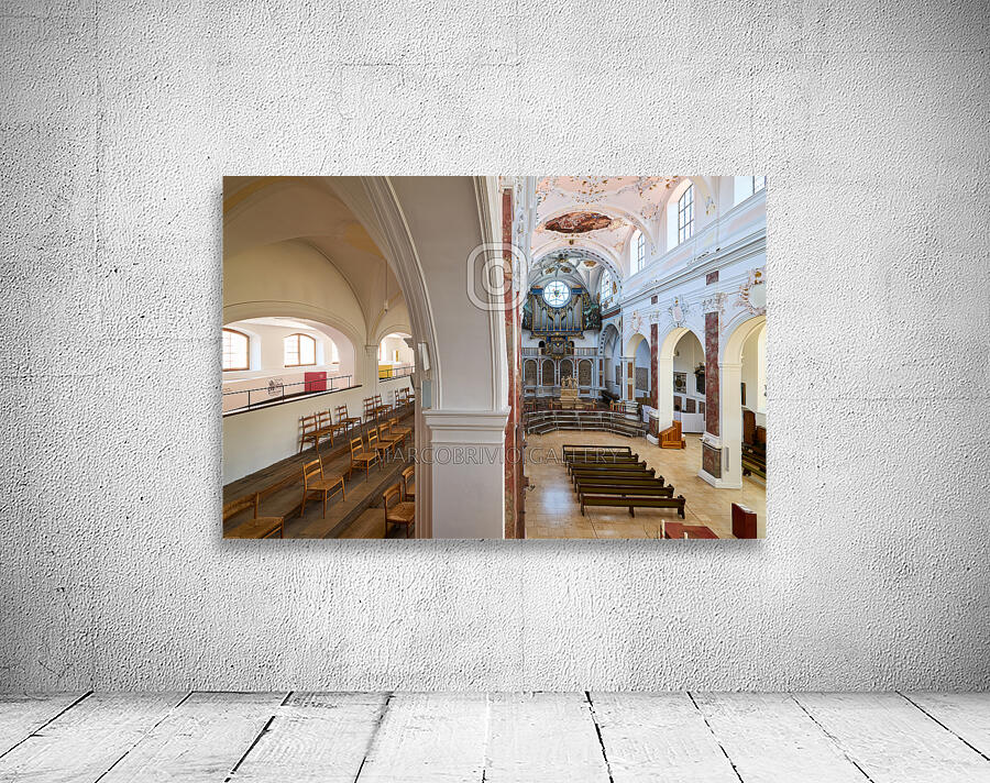 Germany Bavaria Romantic Road. Augsburg. St. Annes Church Wall Preview