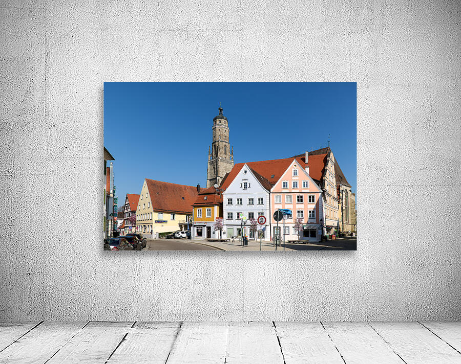 Germany Bavaria Romantic Road. The centre of Nordlingen Wall Preview