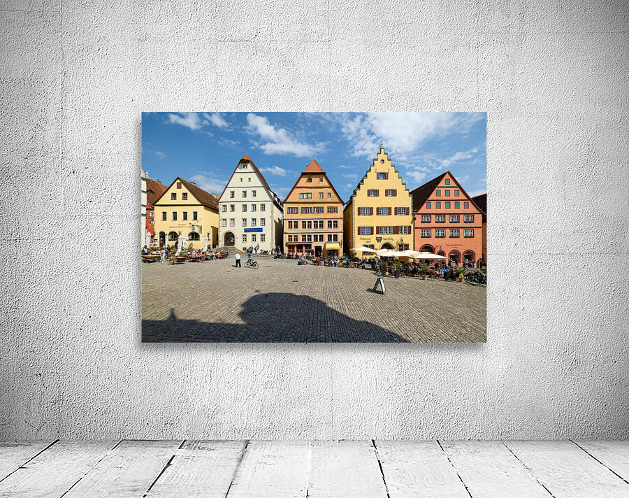 Germany Bavaria Romantic Road. Rothenburg ob der Tauber. Market Square. marktplatz Wall Preview