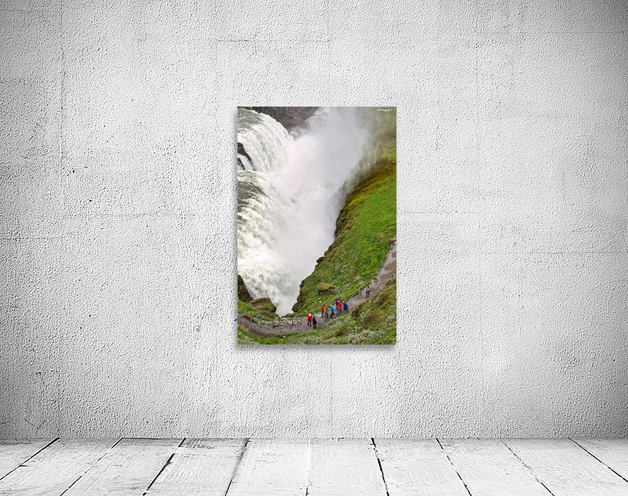 Gullfoss waterfalls. Gullfoss is a waterfall located in the canyon of the Hvítá river in southwest Iceland. Wall Preview