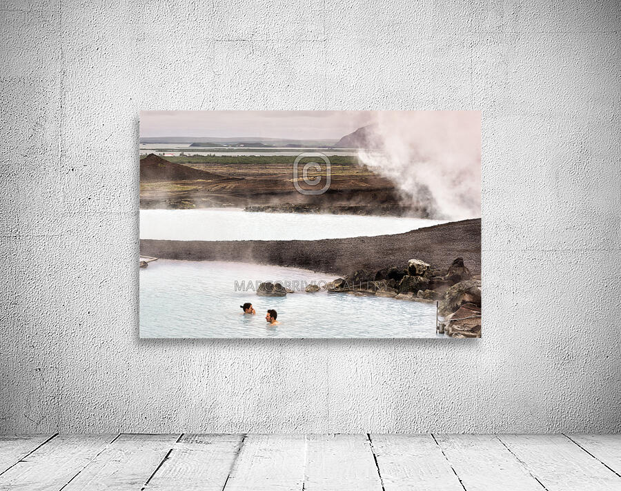 Myvatn Nature Baths. Iceland Wall Preview