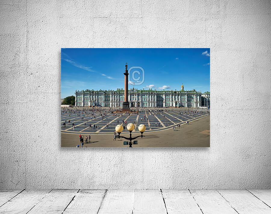 St. Petersburg Russia. The Winter Palace Hermitage Museum Wall Preview