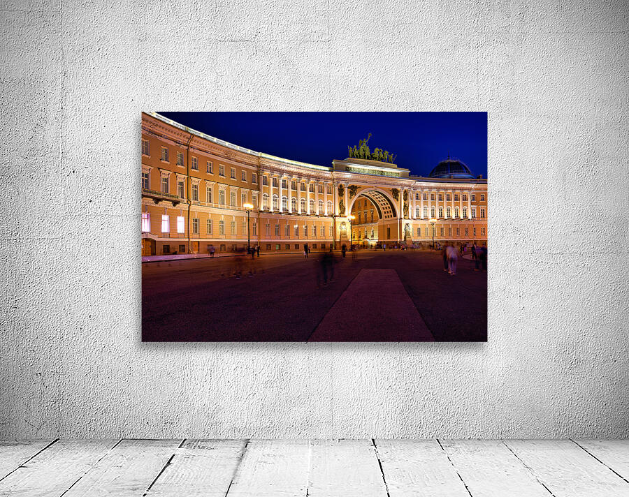 St. Petersburg Russia. Winter Palace in Palace Square Wall Preview