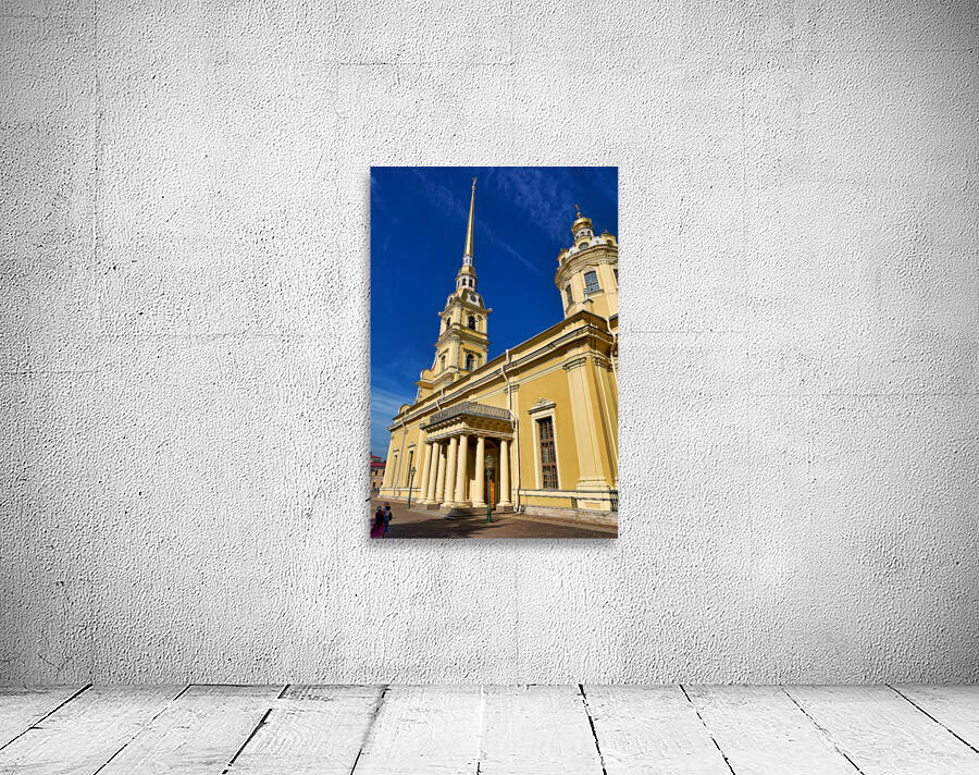 St. Petersburg Russia. Peter and Paul Cathedral at Peter and Paul Fortress Wall Preview