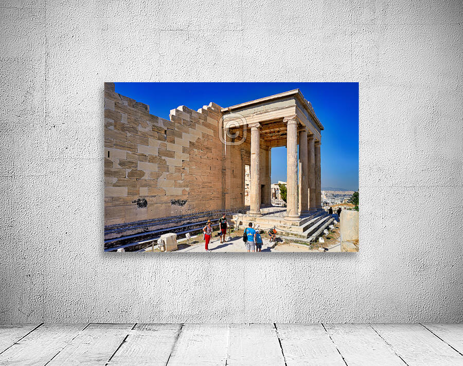 Athens Greece. The Erechtheion temple at the Acropolis Wall Preview