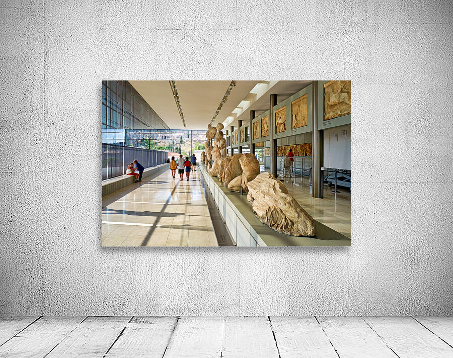 Athens Greece. The Acropolis Museum Wall Preview