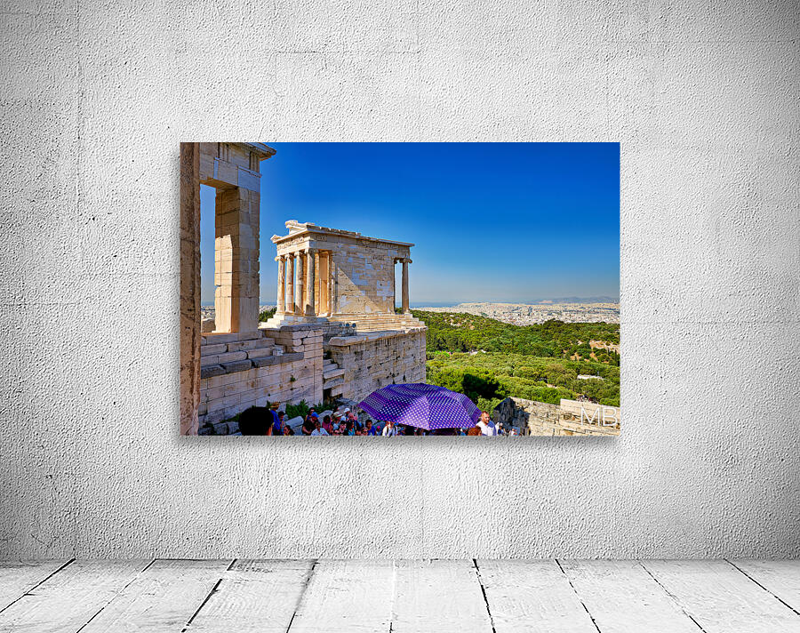Athens Greece. Propylaea the gate at the entrance of the Acropolis Wall Preview