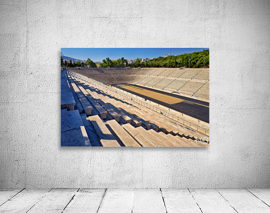 Athens Greece. Panoramic view of the entrance of the Acropolis Museum Wall Preview