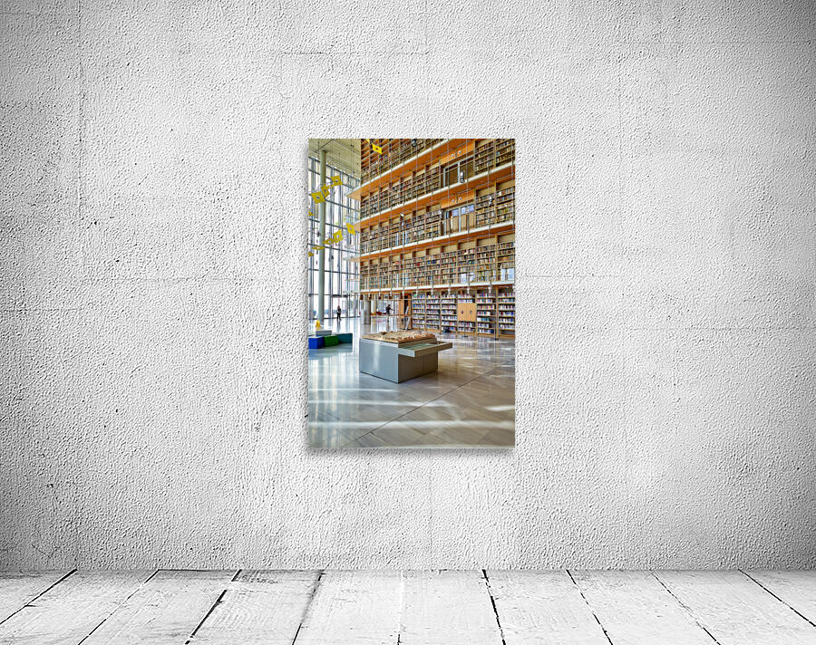 Athens Greece. The National Library inside the Stavros Niarchos Foundation Cultural Center Wall Preview