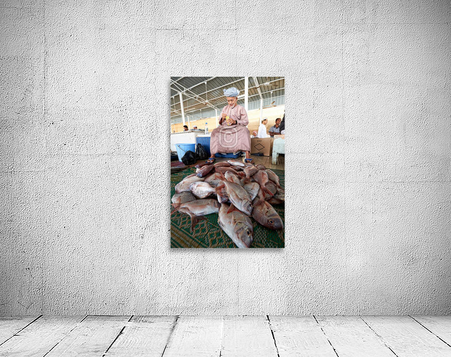 Oman. Muscat. The Fish Market Wall Preview