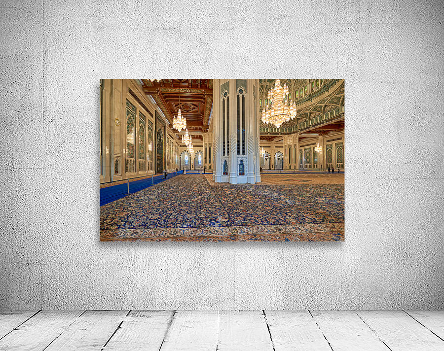 Oman. Muscat. Sultan Qaboos Grand Mosque Wall Preview