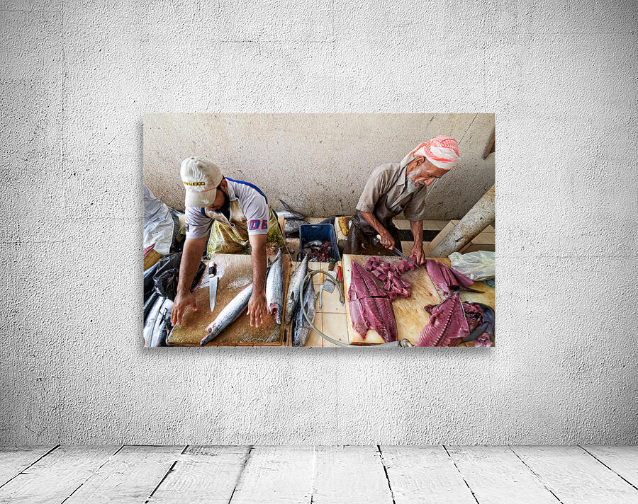 Oman. Muscat. The Fish Market Wall Preview