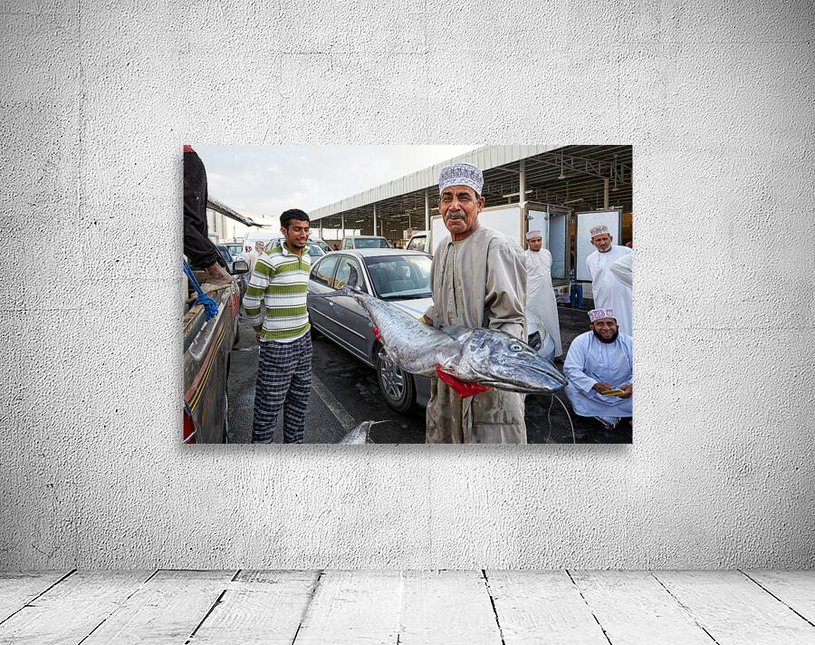 Oman. Muscat. The Fish Market Wall Preview