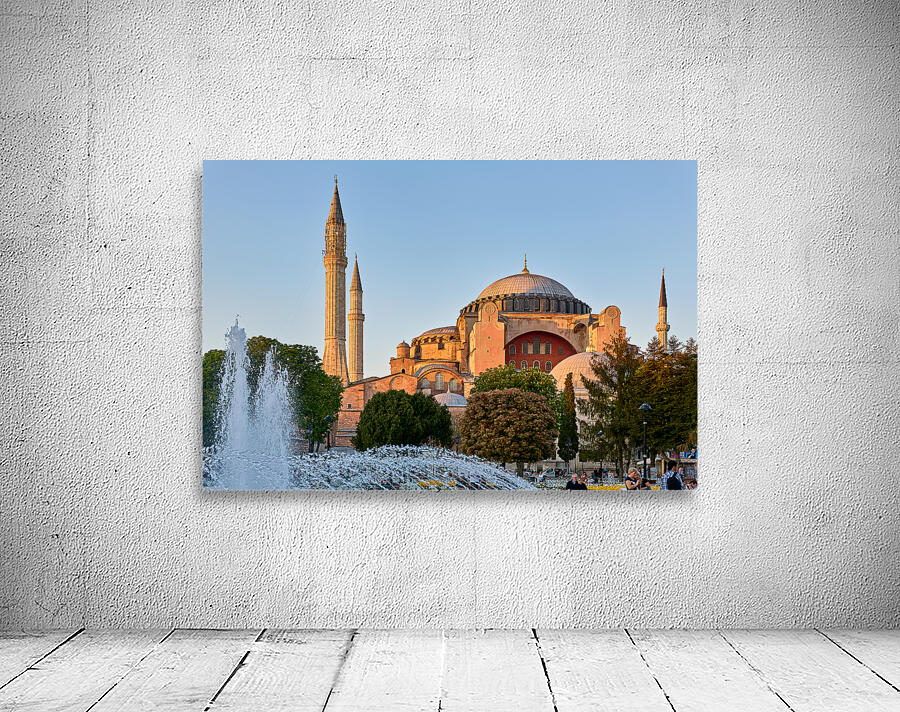 Istanbul Turkey. Hagia Sophia Grand Mosque Wall Preview