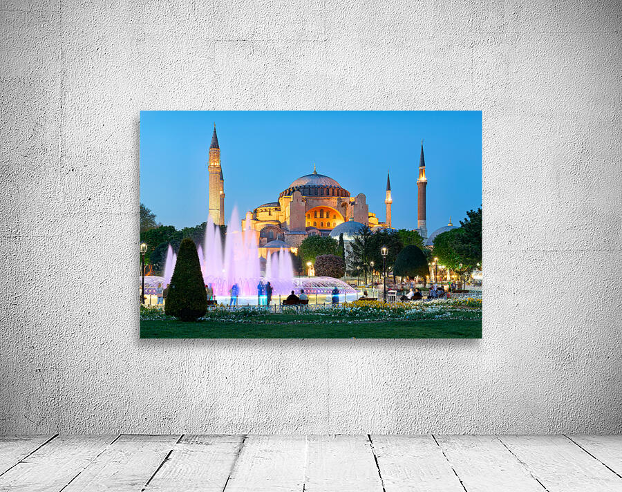 Istanbul Turkey. Hagia Sophia Grand Mosque Wall Preview