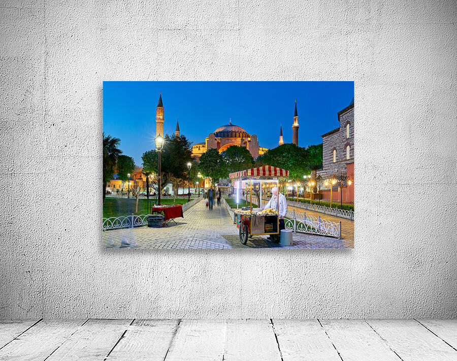 Istanbul Turkey. Hagia Sophia Grand Mosque Wall Preview