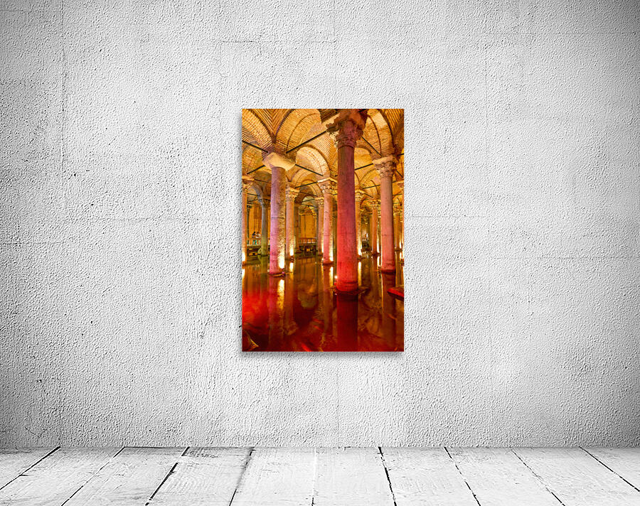 Istanbul Turkey. Basilica Cistern Wall Preview