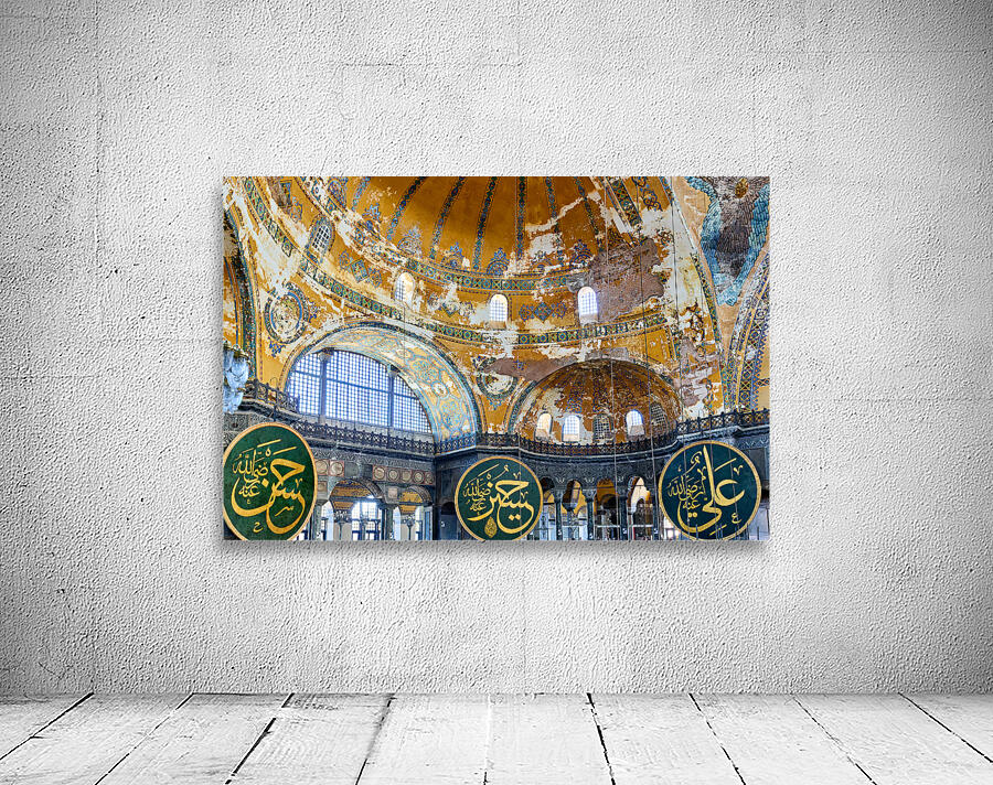 Istanbul Turkey. Hagia Sophia Grand Mosque Wall Preview