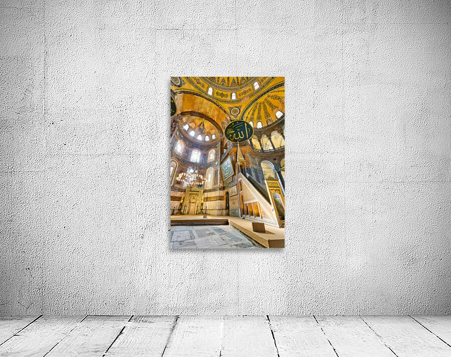 Istanbul Turkey. Hagia Sophia Grand Mosque Wall Preview