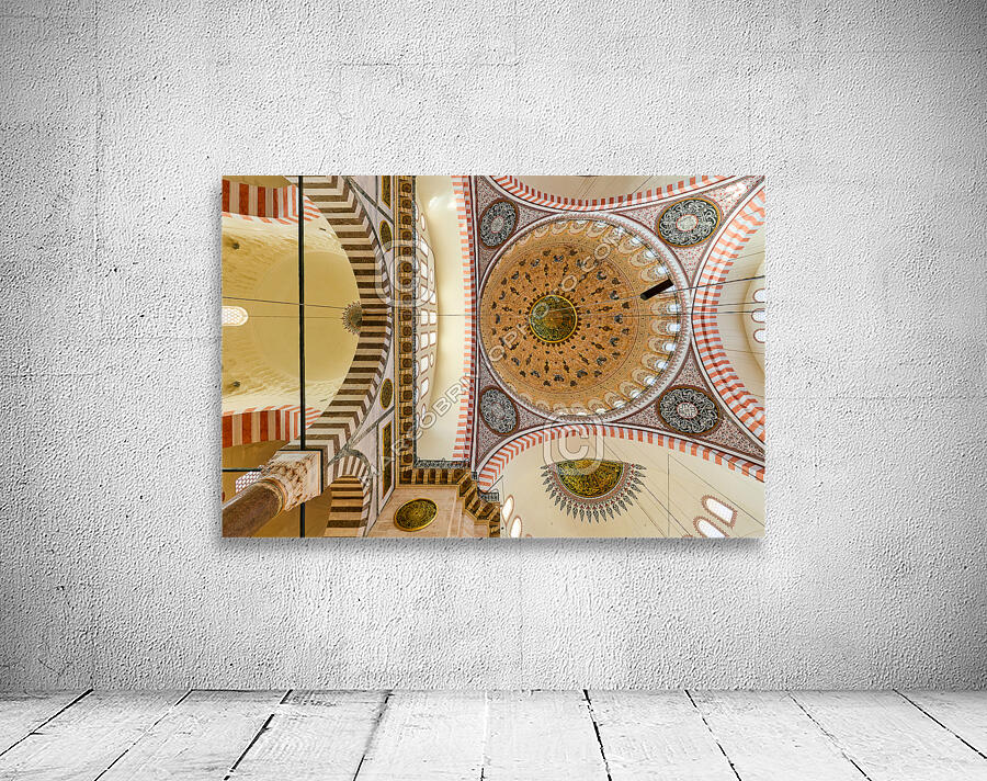 Istanbul Turkey. Süleymaniye Mosque Wall Preview