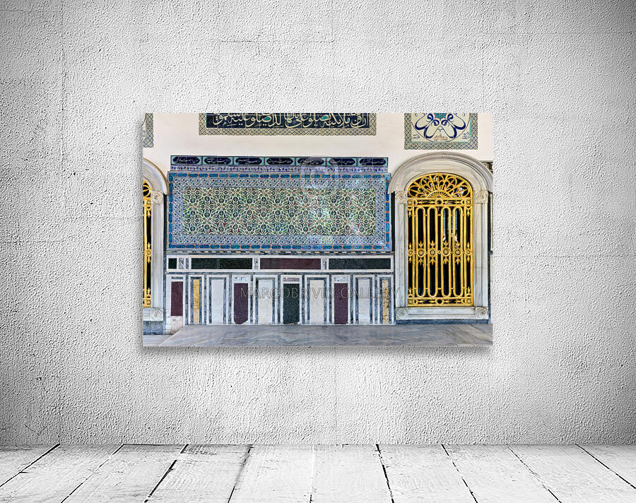 Istanbul Turkey. Topkapi Palace. Decorated walls in the Harem Wall Preview