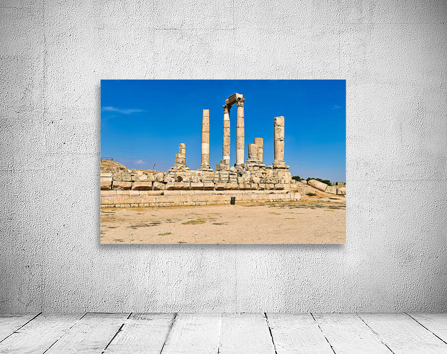 Amman Jordan. The Citadel Wall Preview