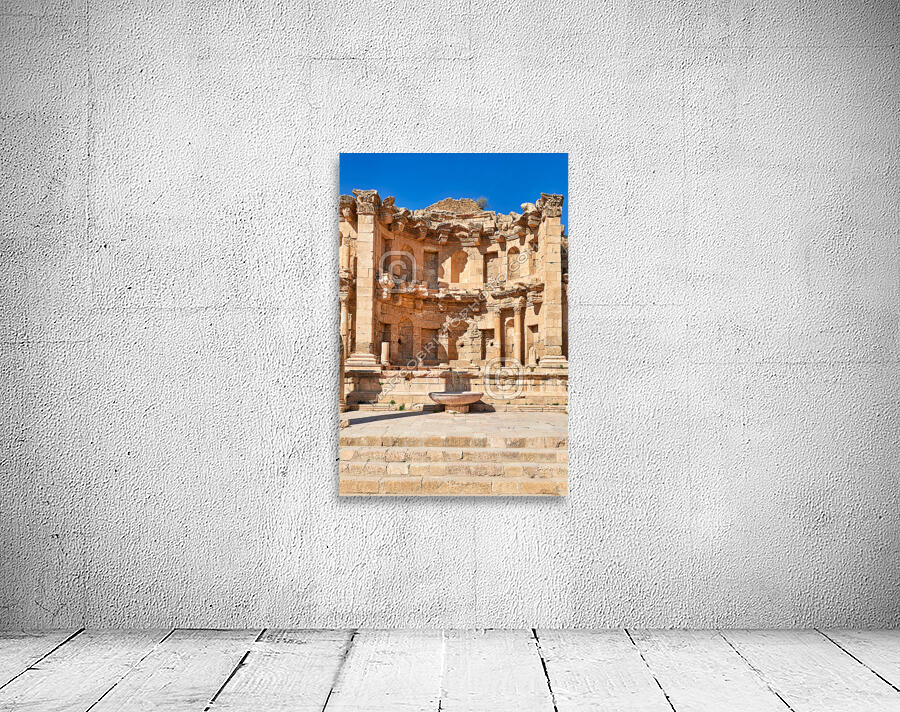 Jordan. The greco roman city of Gerasa Jerash Wall Preview