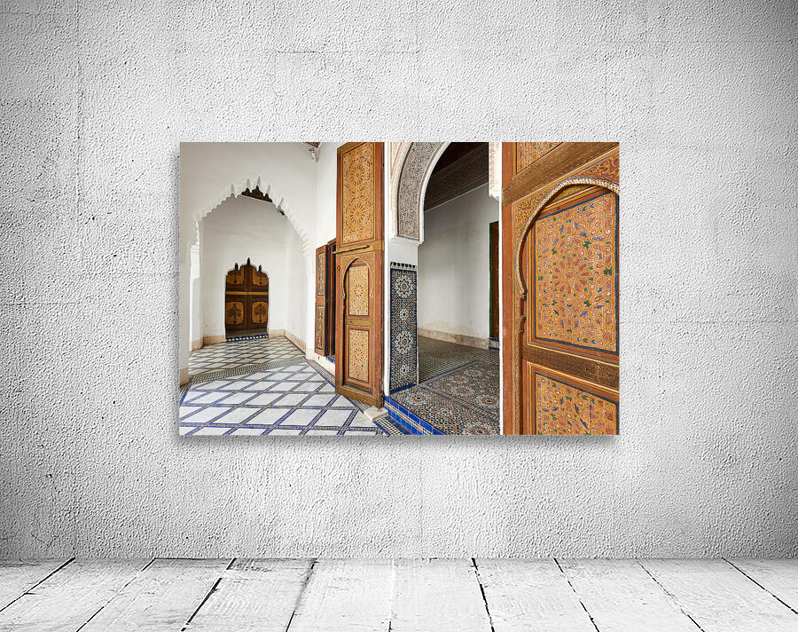 Morocco Marrakesh. The Bahia Palace Wall Preview