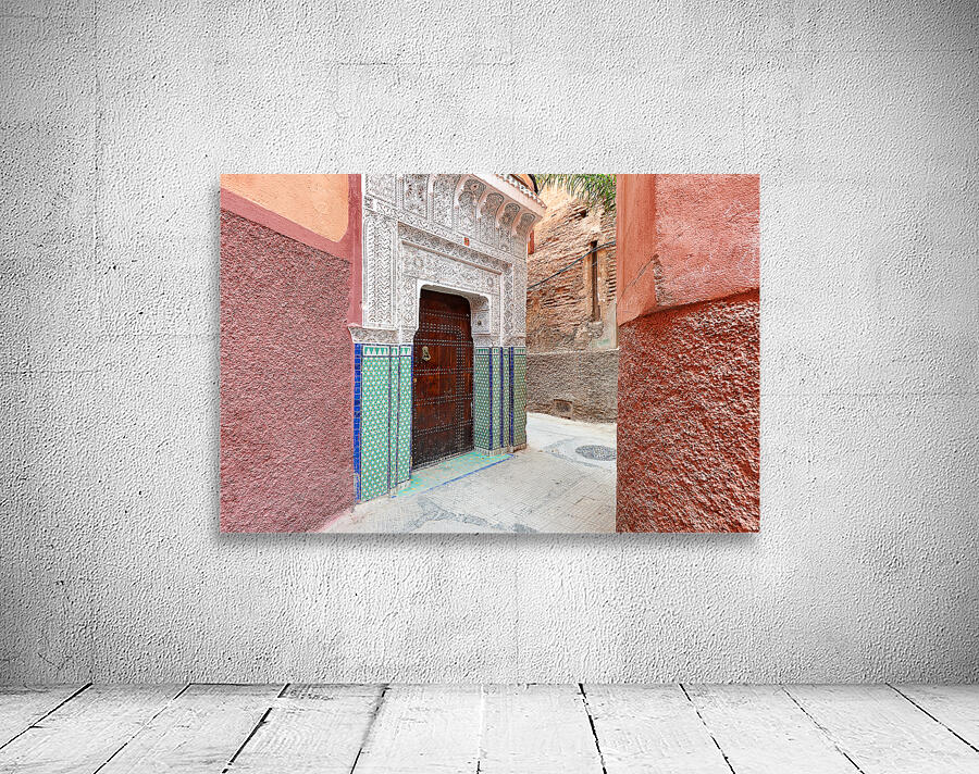 Morocco Marrakesh. The narrow alleys of the Medina Wall Preview