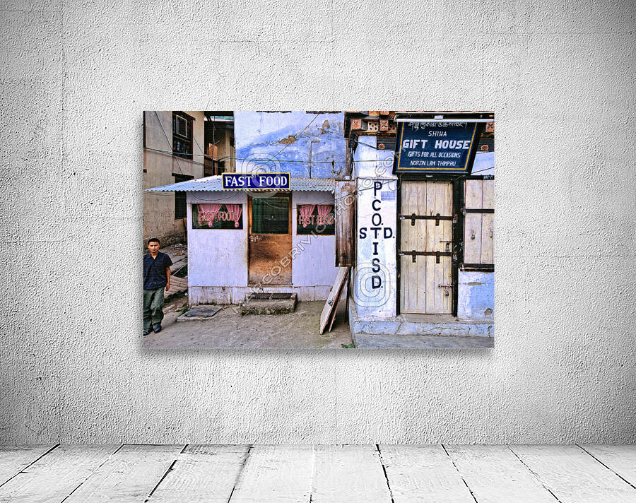 BHUTAN. Thimphu Valley Wall Preview