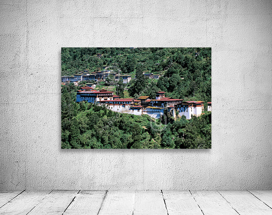 BHUTAN. Trongsa Monastery Wall Preview